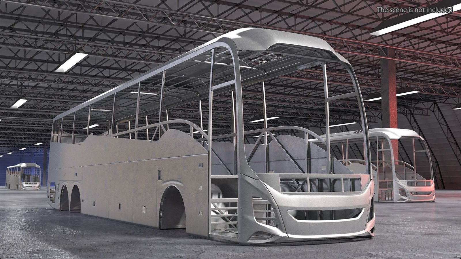 Finished Bus Exterior Panels
